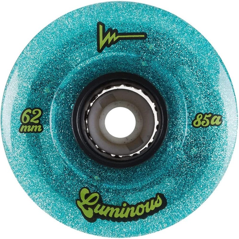 Luminous LED Quad Roller Skate Outdoor Wheels (4 Pack, 62mm x 30mm/85A)